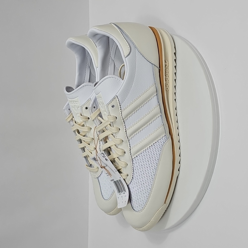 NWT Adidas SL 72 OG Trainers Shoes Sneaker Cloud White 10 Leather Retro 70s - Picture 8 of 13